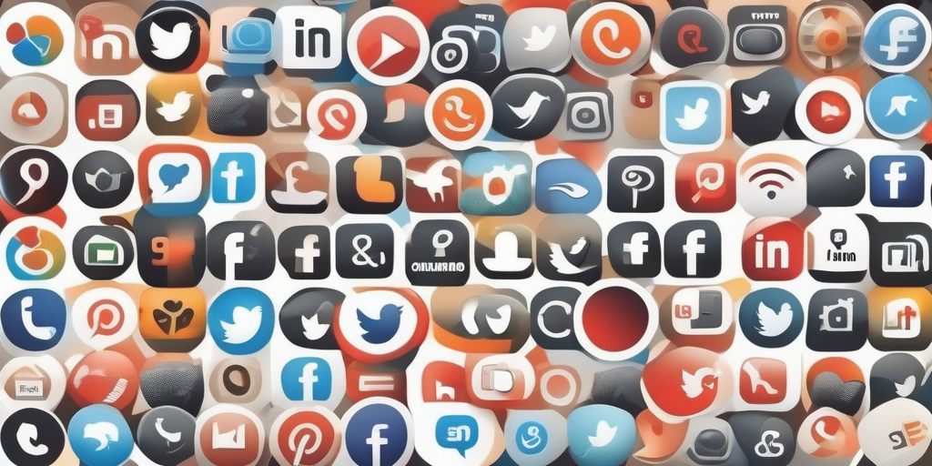 Коллекция иконок социальных сетей