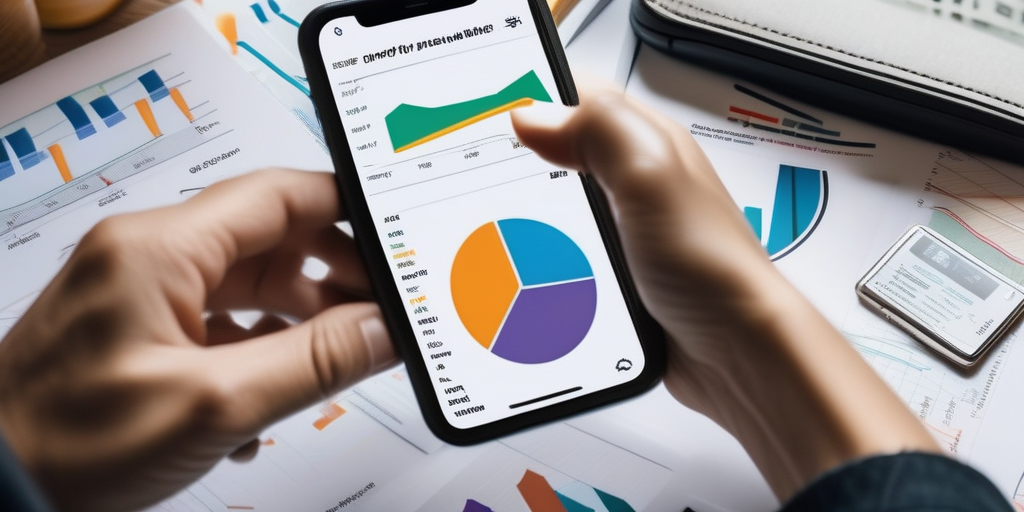 Человек делится советом по заработку на своем телефоне.