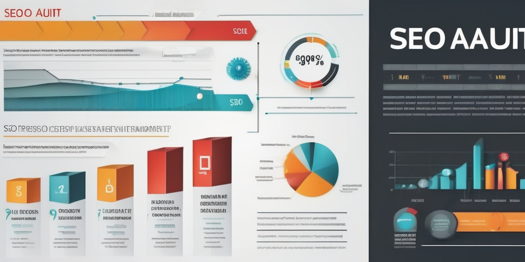 Инфографика, иллюстрирующая ключевые шаги SEO-аудита.