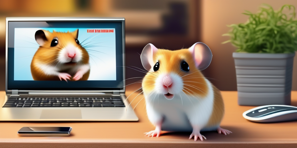 Мем с хомяком, смотрящим на рекламу