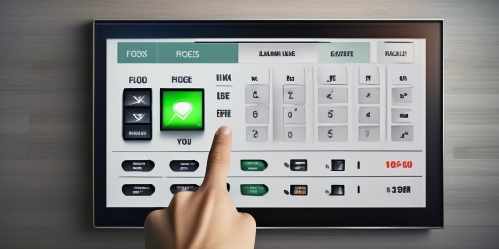 Рука кликает на кнопку опроса на буксе, символ прибыльного задания.