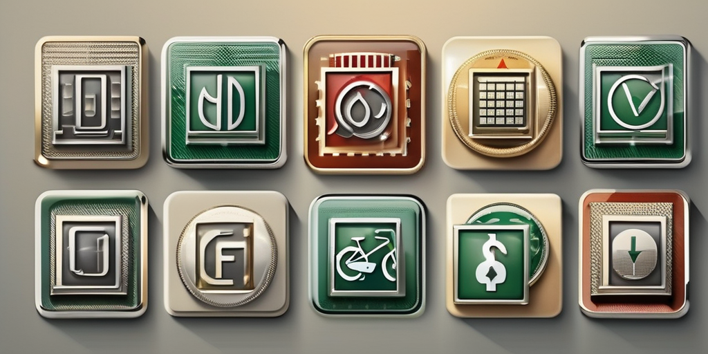 Коллаж иконок популярных буксов