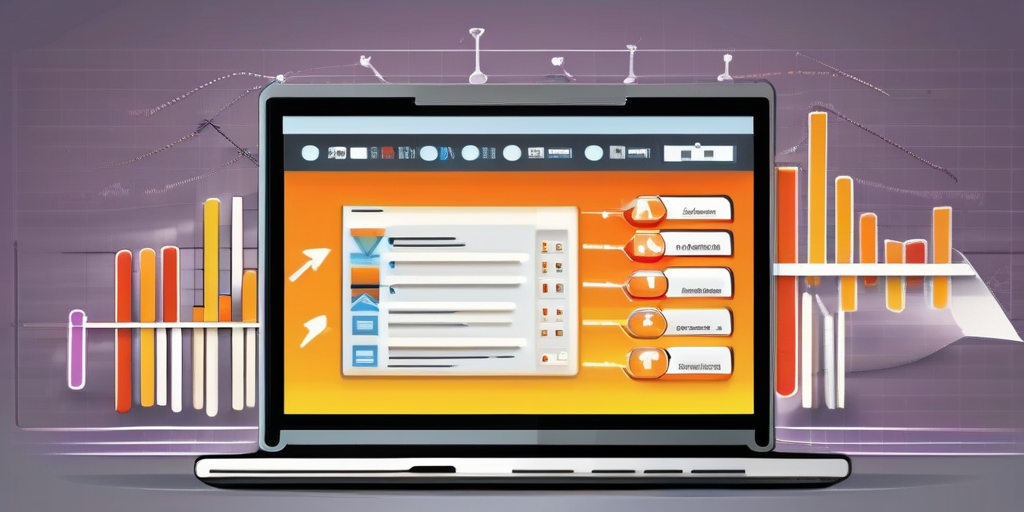 Схематическое изображение трафика на ноутбуке
