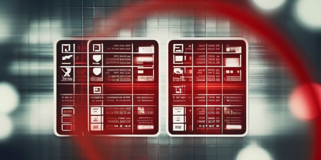 Предупреждающий знак о мошенничестве в интернете.