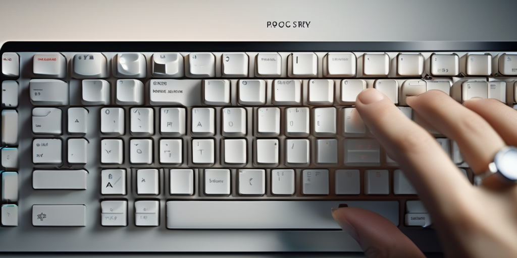 Руки печатают на клавиатуре, заполняя онлайн-опрос