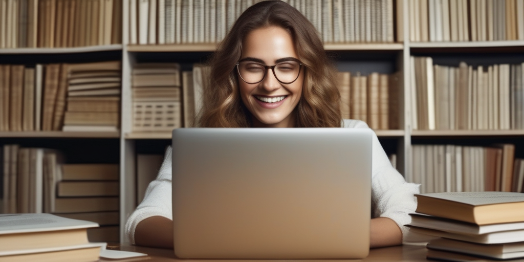 Человек создает контент на ноутбуке