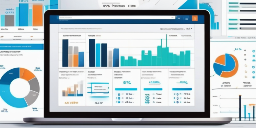 Человек анализирует данные веб-аналитики.