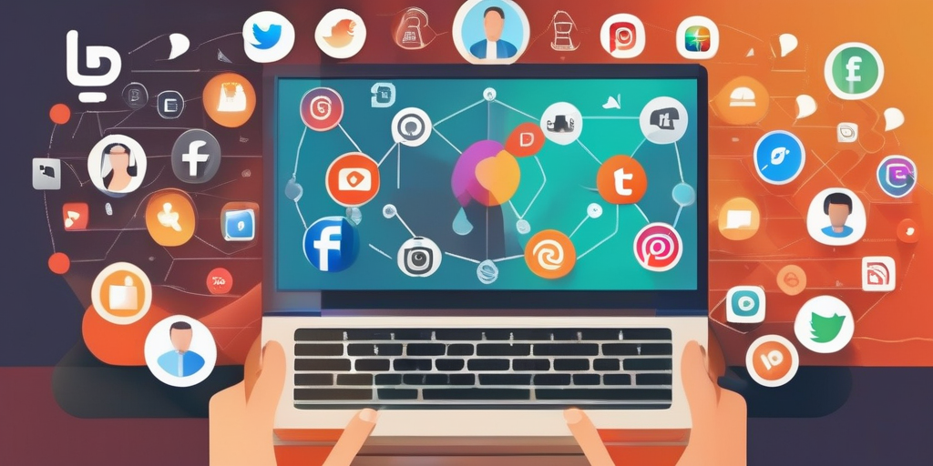 Человек активно работает над продвижением Telegram-канала