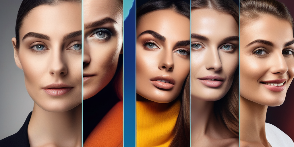 Коллаж примеров привлекательных мобильных рекламных объявлений