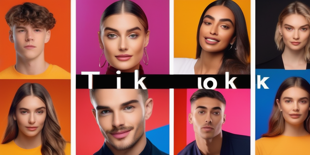 Монтаж различных TikTok видео, демонстрирующих разные виды контента.