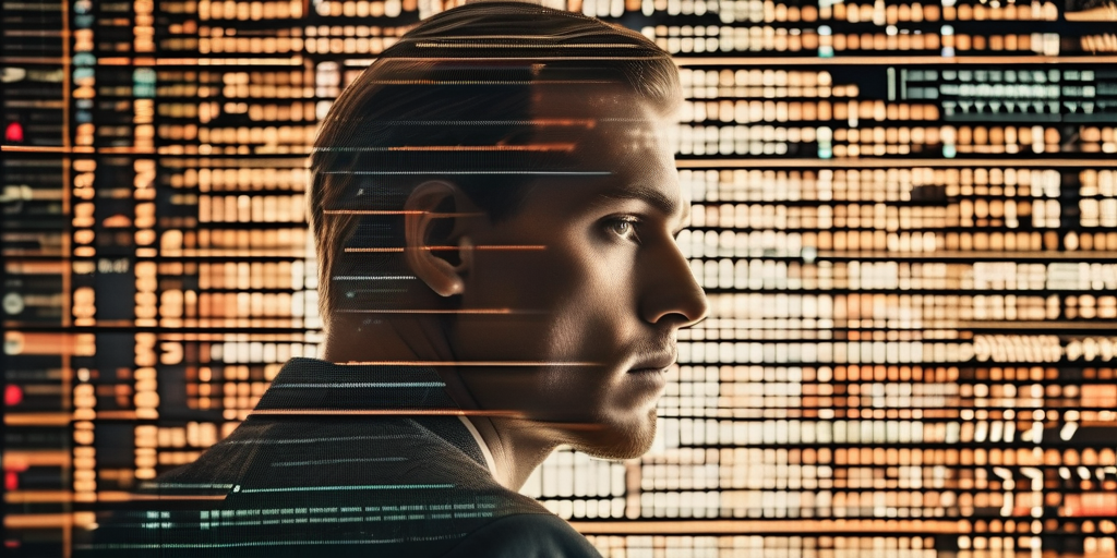 Трейдер анализирует графики криптовалют